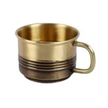 Modern Brass Mug